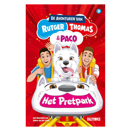 Zentrales Buchhaus mit den Abenteuern von Rutger, Thomas und Paco 3 – der Vergnügungspark