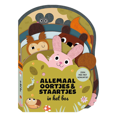 Allemaal oortjes staartjes - in het bos voelboekje