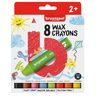 Bruynzeel Wachsmalstifte für Kinder, Set 8