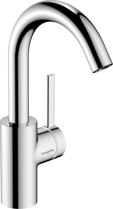 Hansgrohe – zesis s – Waschtisch-Mischbatterie – Einhebelbedienung – Kaltstart energiesparend – mit Ablaufgarnitur – Größe 210 mm – schwenkbarer Auslauf – mattschwarz