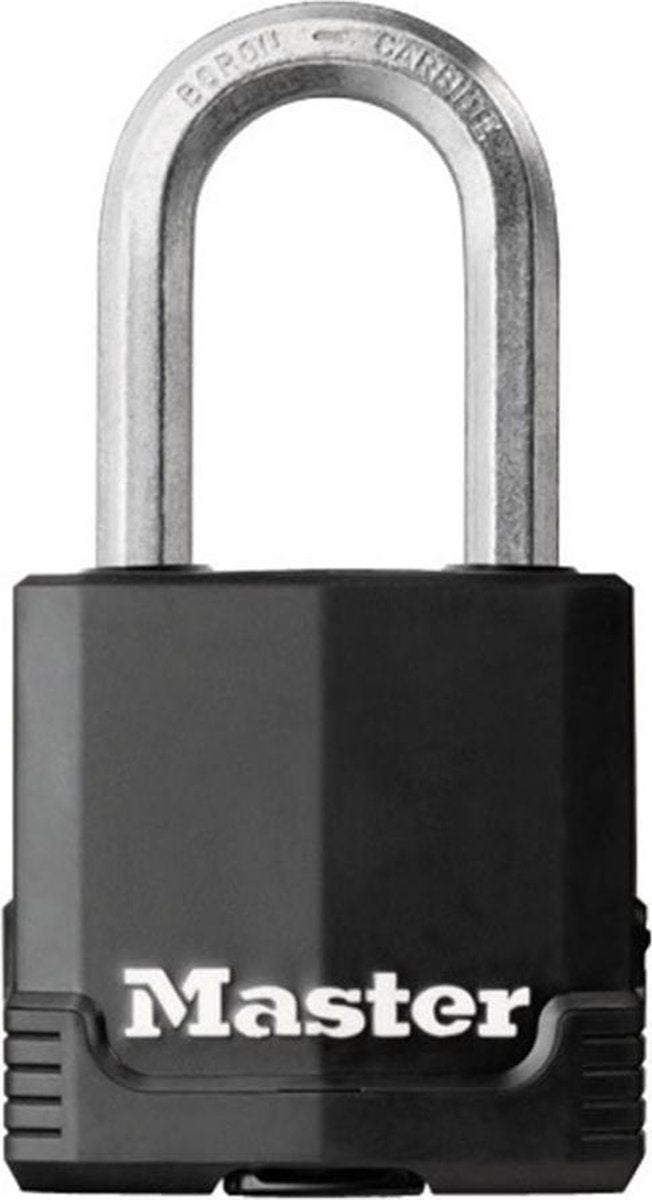 Masterlock Excel Vorhängeschloss schwarz 49 mm – Bügellänge 38 mm