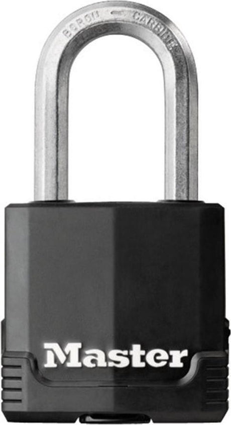 Masterlock Excel Vorhängeschloss schwarz 49 mm – Bügellänge 38 mm