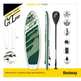 Bestway SUP Hydro-Force Kahawai Set aufblasbare 310x86x15 cm