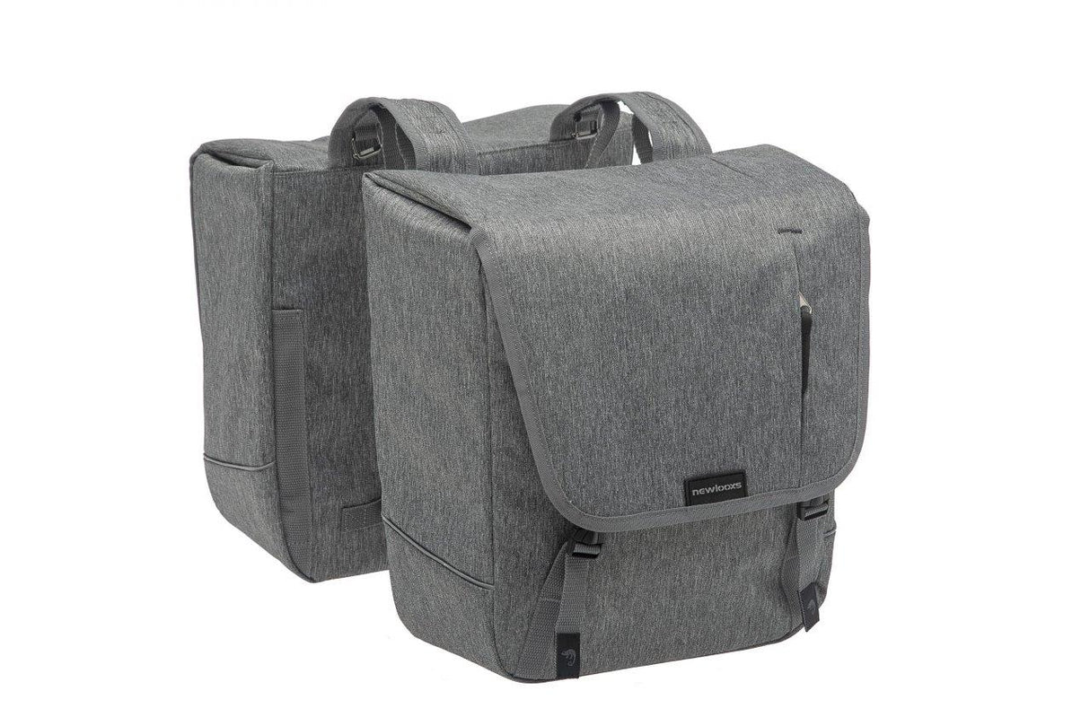 Grau Nova Doppel - Doppelfahrradbeutel, Wasserrepellent, 32L