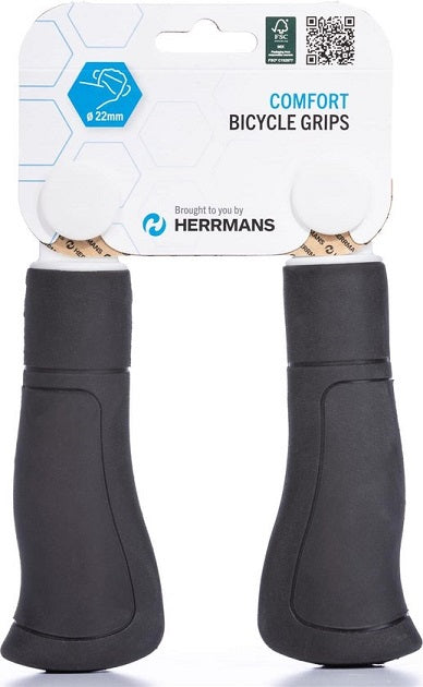 Herrmans Ergo 84B Nero 120mm - Manico in bicicletta