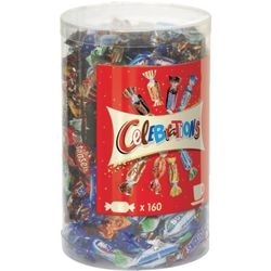 Mini-chocoladereep celebrations new mix assortiment