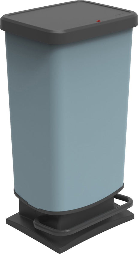 Rotho Paso Treteimer - Abfalleimer 40l - BPA-frei - Blau