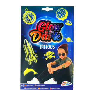 Die im Dunkeln leuchtenden Tattoos der kreativen Bastelgruppe Graphix
