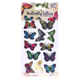 Totum Metallic-Tattoos – Schmetterlinge