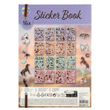 Kreatives Bastelgruppen-Stickerbuch mit Pferden – über 900 Stück.