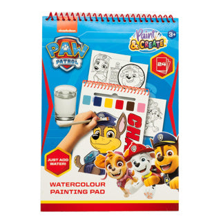 Canenco Paw Patrol Wasserfarben-Set-Buch | 6 Stück