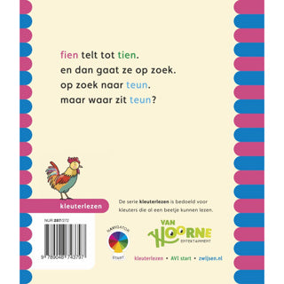 WPG Publishers Kleinkind-Lesung – Fien Teun – Fien zählt bis zehn