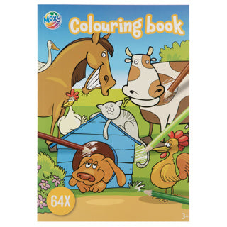 Kleurboek mega a4 64 pagina's 3 assorti | 6 stuks