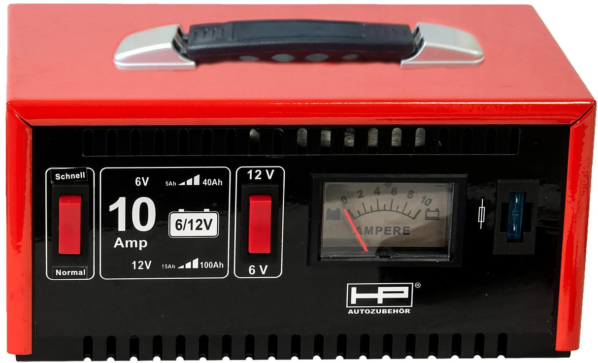 HP Batterieladegerät Ladegerät 6 12 V 10 A 15–120 Ah, Metall