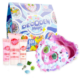 Gear2play Decoden Magic – Klassiker: Schmuckkästchen-Ersteller – Herz-Schmuckkästchen-Bastelset – Puffkleber, Perlenaufkleber