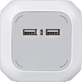 Brennenstuhl Alea-Power 2xusb-Charger + Plug 4-fach