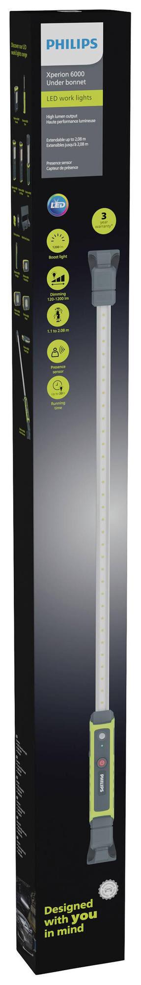 Philips Motorraumleuchte XPerion 6000 Motorraumleuchte LED 1,2 W XPerion Motorraumleuchte