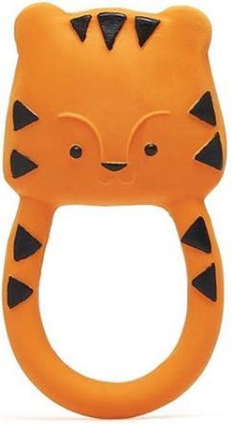 Lanco Toys Lanco Gummi-Beißring – Nalu der Tiger – Orange