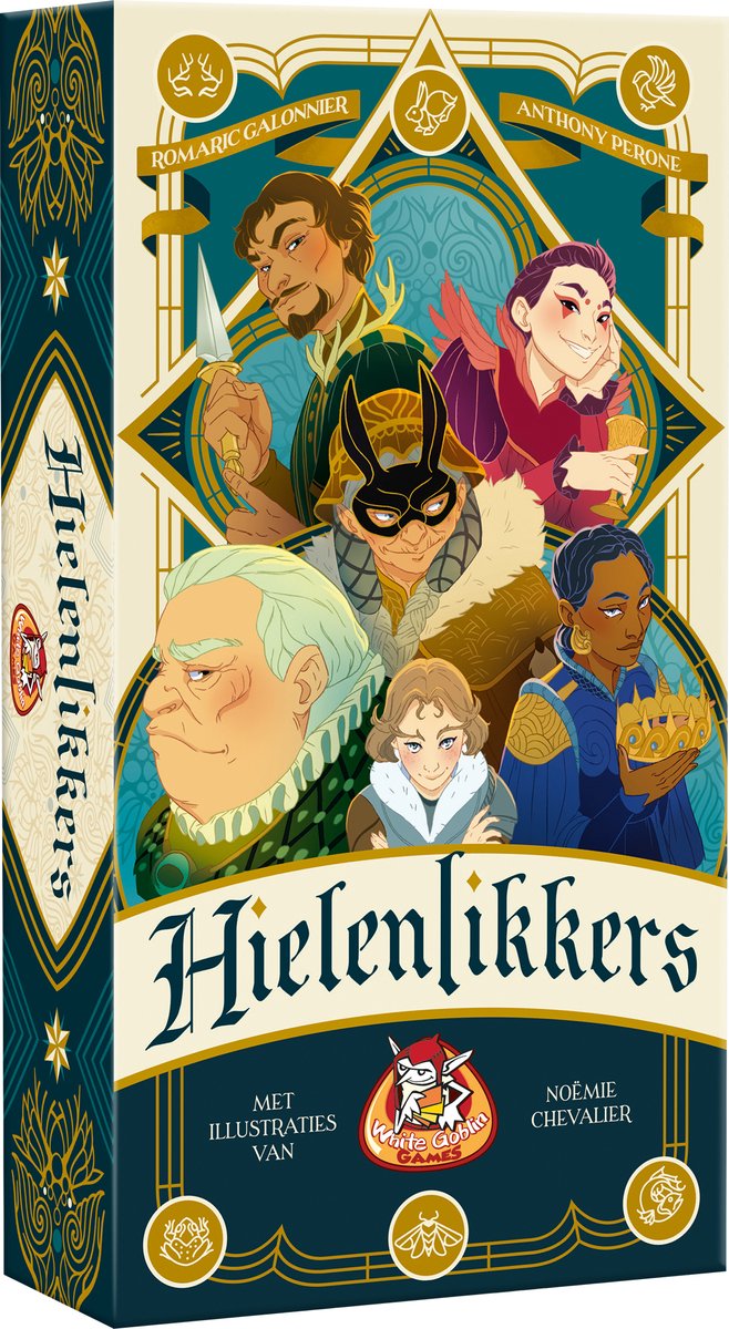 Weiße Koboldspiele - Speichellecker - Kartenspiel - 2 bis 5 Spieler - interaktives Kerzenspiel für Familien - ab 8 Jahren -