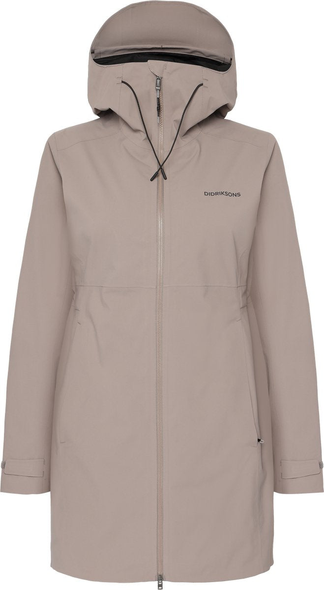 Didriksons Bea Wns Parka 6 Damen-Outdoorjacke – Aschbraun