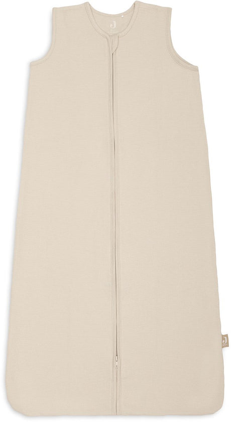 Jollein slaapzak baby mouwloos 90cm - jersey - little waffle sand