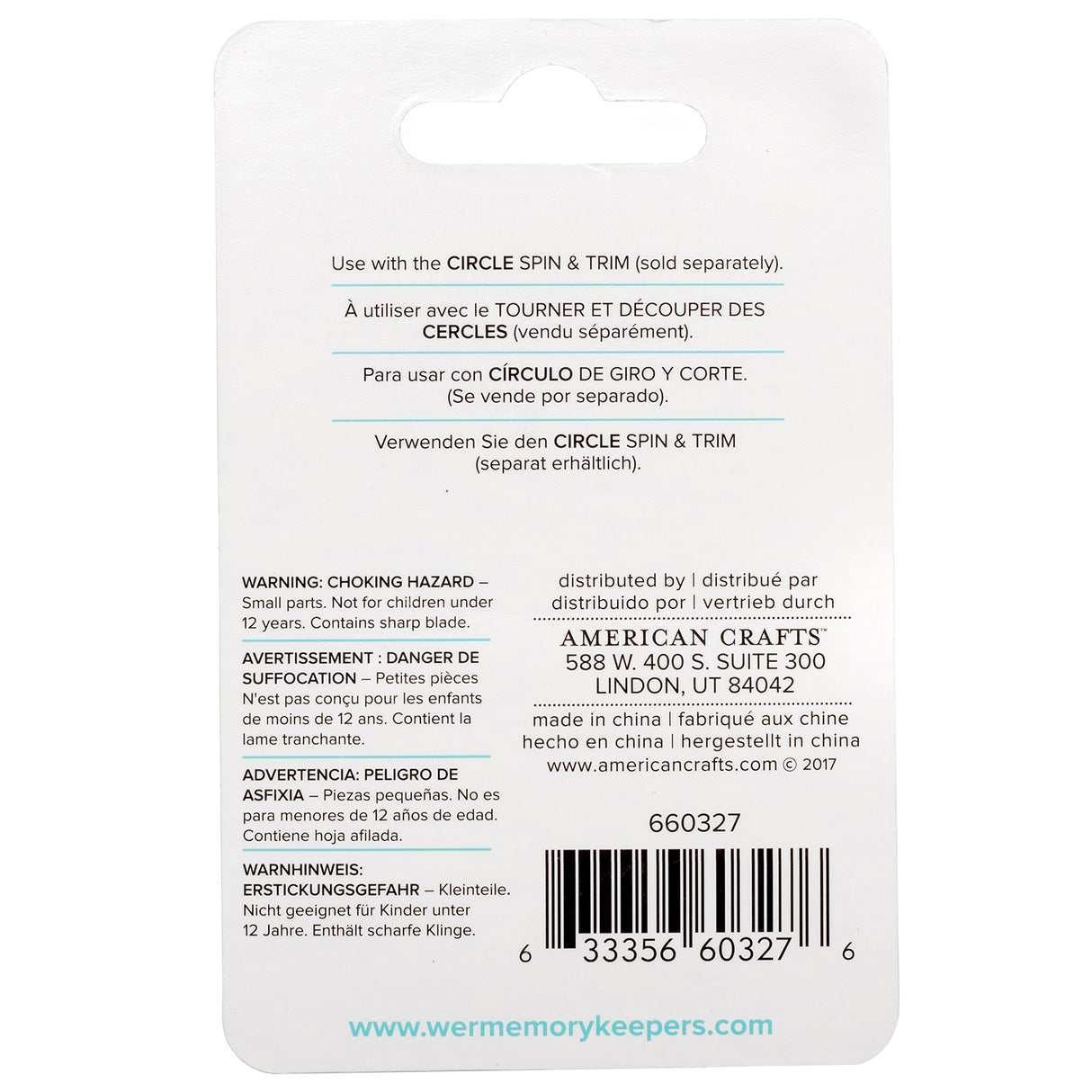 We r makers • circle spin trimmer refill blades 2stuks