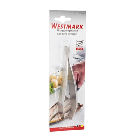 Westmark Fischgrätenpinzette – Edelstahl – 138 x 26 x 32 mm