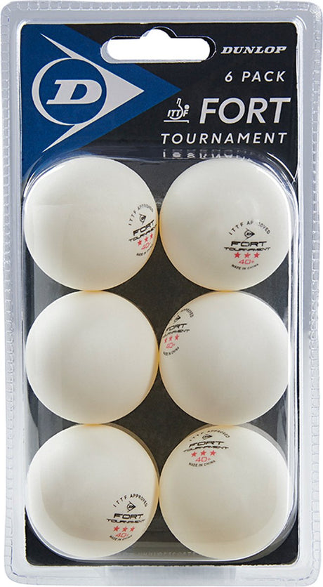 Dunlop – Tischtennisball – 40+ Fort Tournament 6 Ballbox