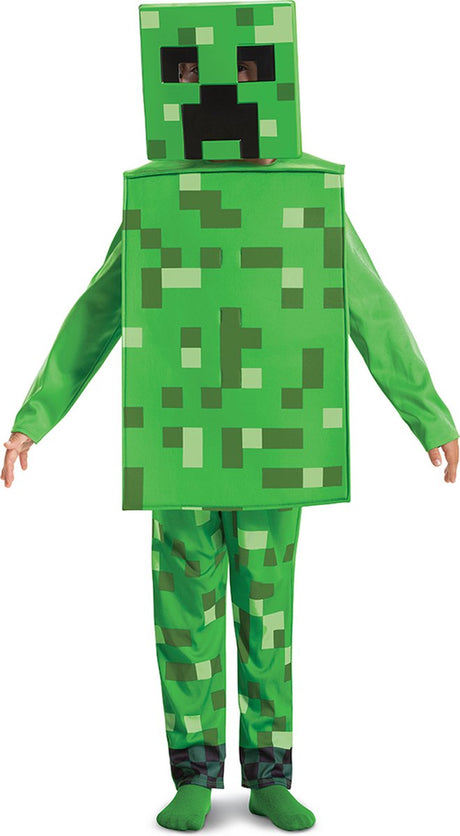 Minecraft-Verkleidung (Mojang), Creeper-Kostüm, Größe XS (3–4 Jahre), Jungen