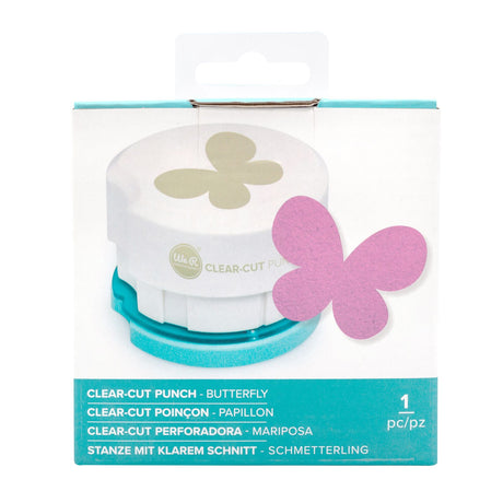 Wir sind Macher: • Durchsichtiger Stanzer, 5,08 cm, Schmetterling