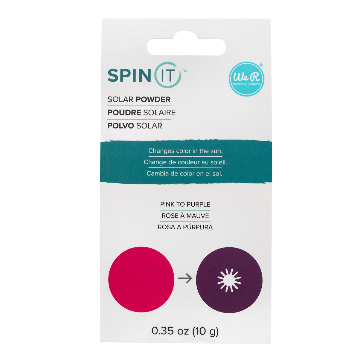 Wir sind die Macher, die das Solarpulver rosa bis violett spinnen