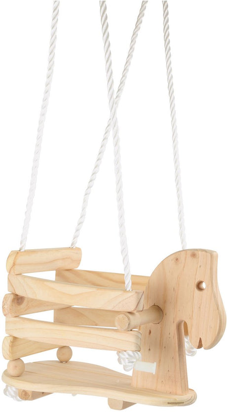 Kleiner Fuß - Holzpferdschwung, 140 cm
