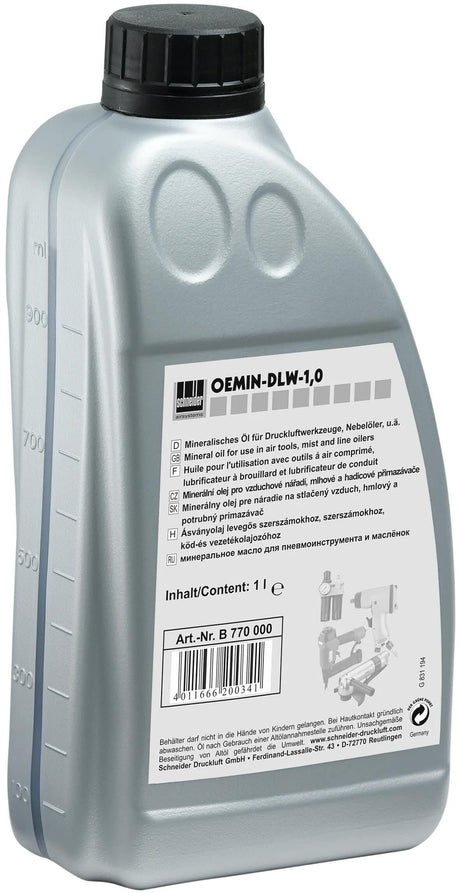 Schneider Airsystems Schmieröl OEM-DLW Spec. Öl für komprimierte Sau