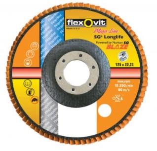 Flexovit Fächerscheibe 125mm r98op p40 | 10 Stück
