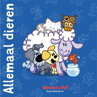Buch Woezel Pip alle Tiere aus Pappe | 2 Stk