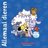 Buch Woezel Pip alle Tiere aus Pappe | 2 Stk