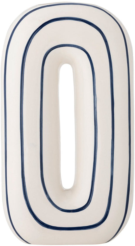 Bloomingville Mae - Vase - Blau - Keramik
