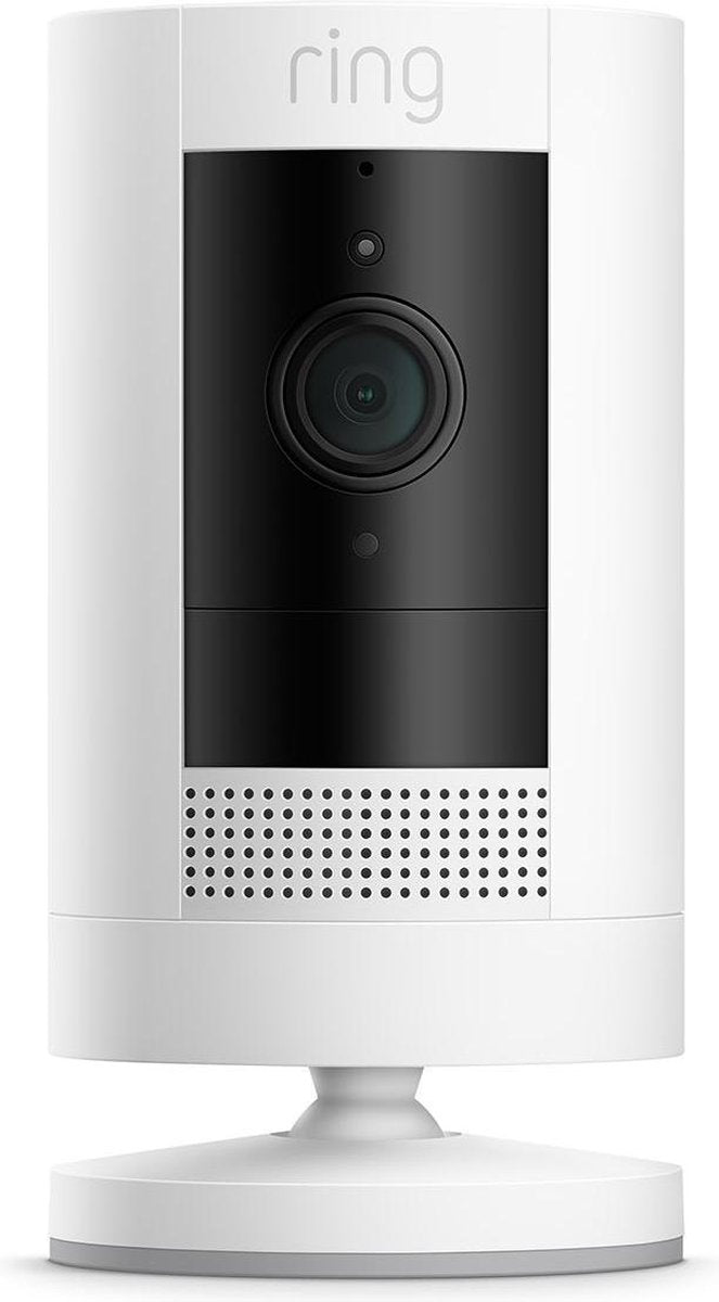 Ring Stick Up Cam Akku – Überwachungskamera – kabellos – Weiß