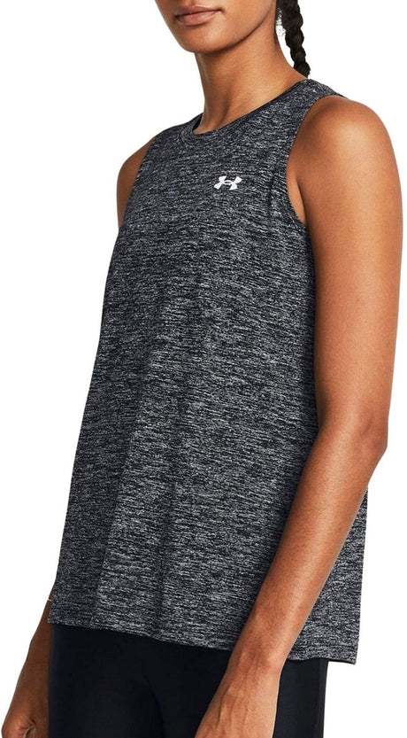 Under armour tech tank twist dames sporttop - zwart