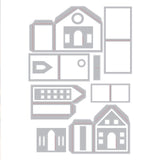 Sizzix • tim holtz thinlits die set paper village 16pcs