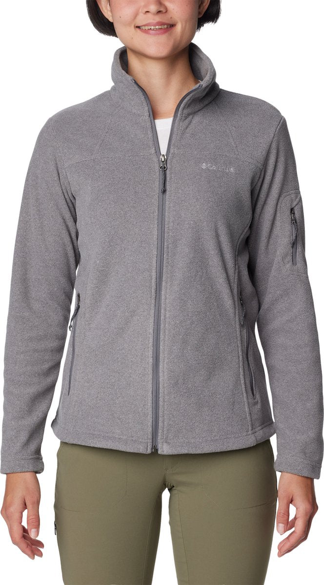 Columbia Fast Trek™ II Jacke Fleeceweste – Fleeceweste für Damen – Outdoorweste – Grau – Größe L