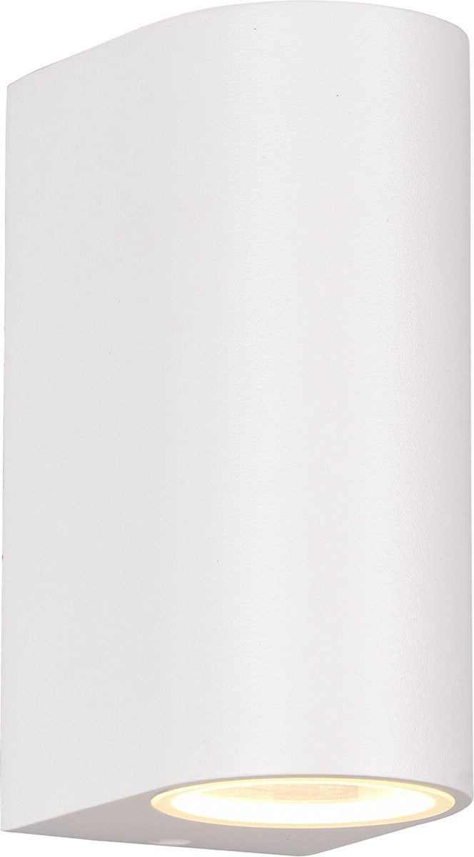 Trio roya - wandlamp - wit mat - excl. 2x gu10 4,9w - buitenverlichting - ip44