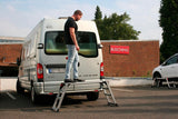 Busching Sicherheits-Gehplattform, Alu-Arbeitsplattform, Alu-L, klappbar, rutschfest