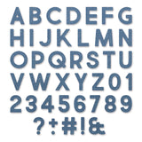 Sizzix • tim holtz thinlits die set alphanumeric bold 80pcs