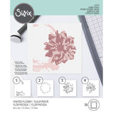Sizzix • layered stencils painted flower 4stuks