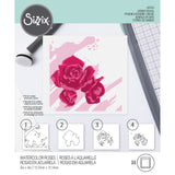 Sizzix • layered stencils watercolor roses 4stuks