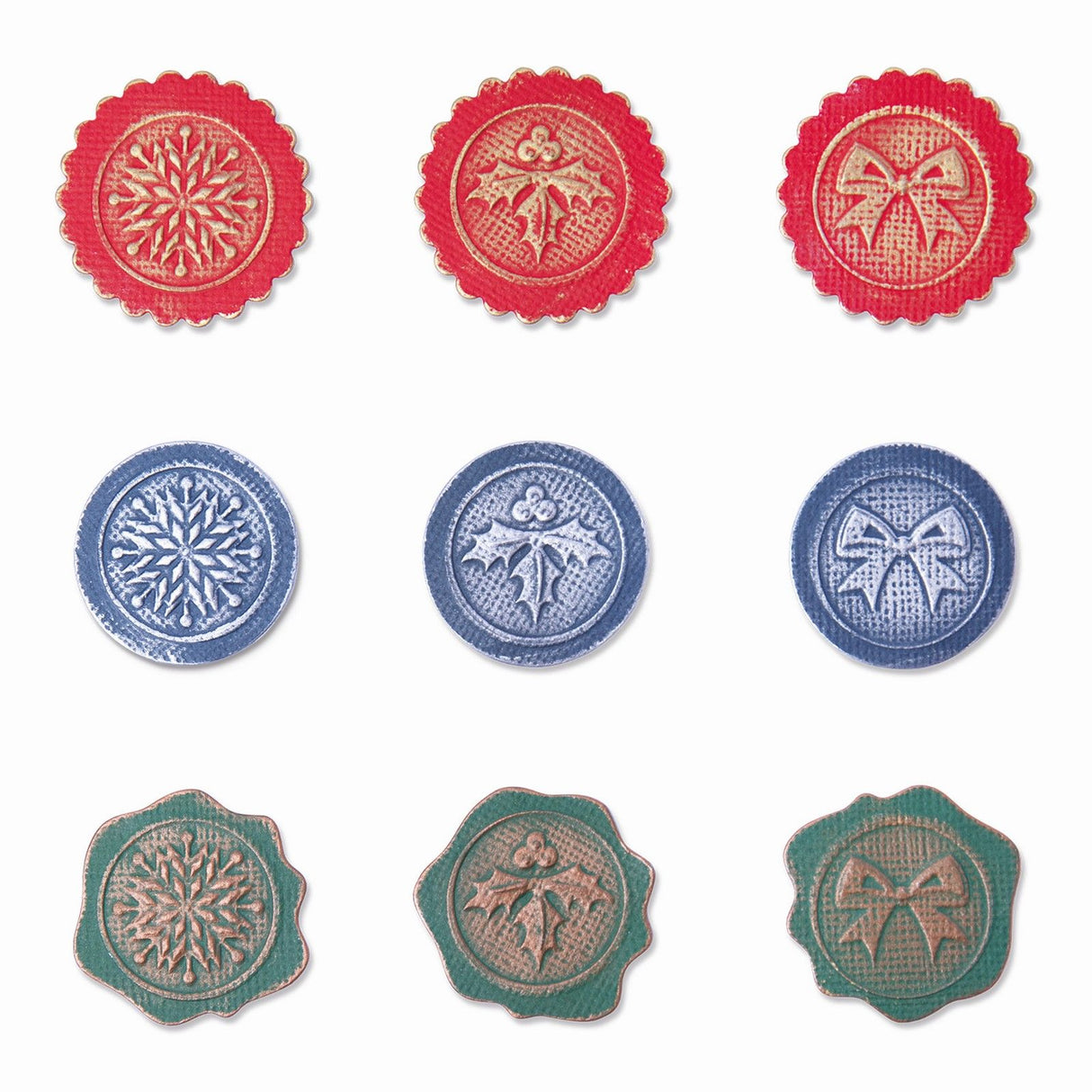 Sizzix • switchlits embossing folder seasonal seals