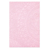 Sizzix • 3-d textured impressions embossing folder half mandala