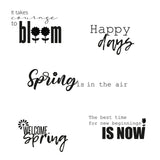 Sizzix • clear stamps set spring sentiments
