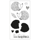 Sizzix • layered clear stamps set hedgehugs 11pieces